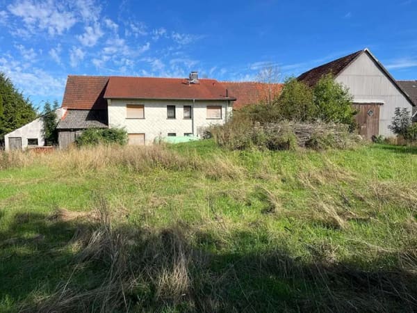 Immobilie in Freiensteinau - Raum für Familie, Handwerk & Tiere: Landleben nach eigenen Vorstellungen - Bild 0