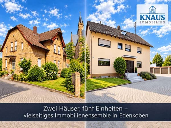 Immobilie in Edenkoben - Zwei Häuser, fünf Einheiten – vielseitiges Immobilienensemble in Edenkoben - Bild 0
