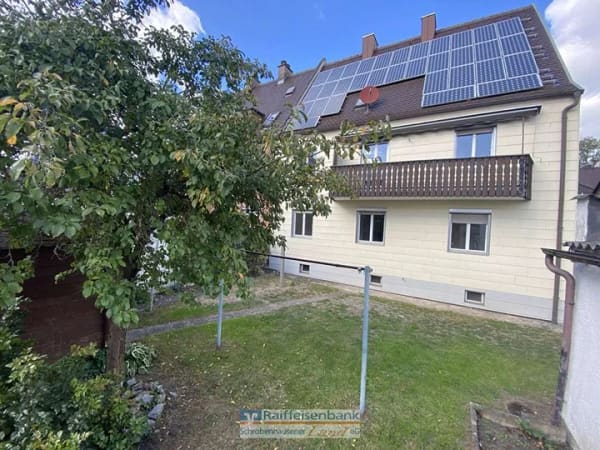 Immobilie in Schrobenhausen - Doppelhaushälfte als Zweifamilienhaus mit Ausbaupotenzial! - Bild 0