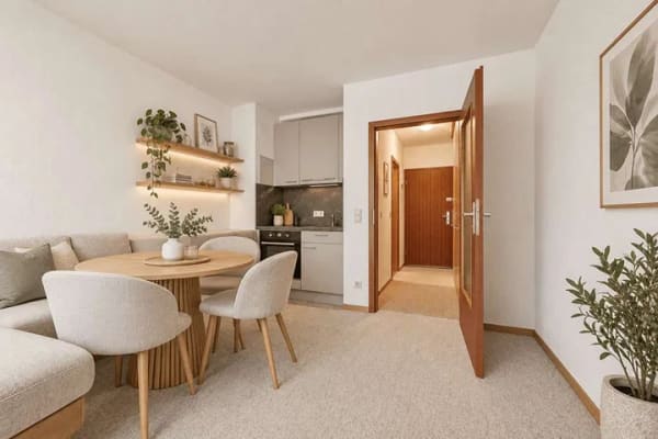Immobilie in Riedenburg - Ihr Rückzugsort im Altmühltal – Apartment mit Panoramablick, neuer EBK & TG-Stellplatz - Bild 2