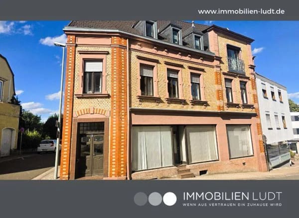 Immobilie in Quierschied - Wohn- und Geschäftshaus mit Charakter, Geschichte und vielseitigen  Nutzungsmöglichkeiten im Herzen von Quierschied  - Bild 0