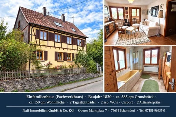 Immobilie in Althütte - Charmantes Einfamilienhaus ~ Ein Zuhause mit Geschichte, Charakter und ganz viel Raum zum Leben - Bild 0
