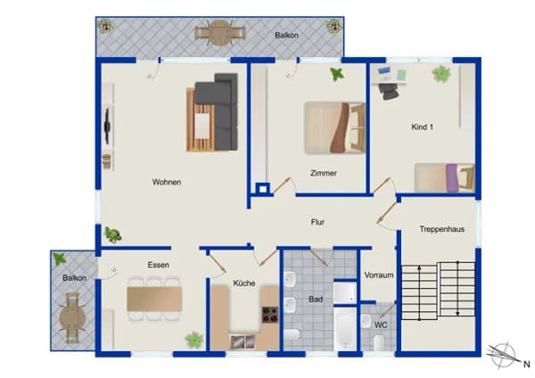 Immobilie in Kappel-Grafenhausen - Mehrfamilienhaus mit 4 Wohnungen, Teilung und Wiederverkauf möglich ! - Bild 3