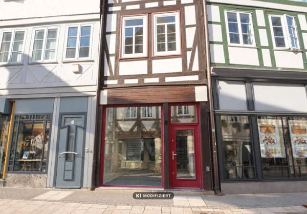 Immobilie in Wolfenbüttel - Historisches Wohn- und Geschäftshaus mit originalen Dielen und Wendeltreppe - Bild 0
