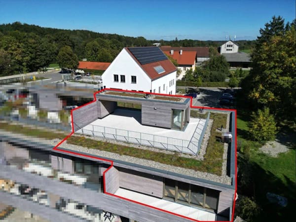 Immobilie in Wolfegg - Penthousewohnung mit Weitblick ins Grüne in ruhiger Umgebung im Allgäu - Bild 1