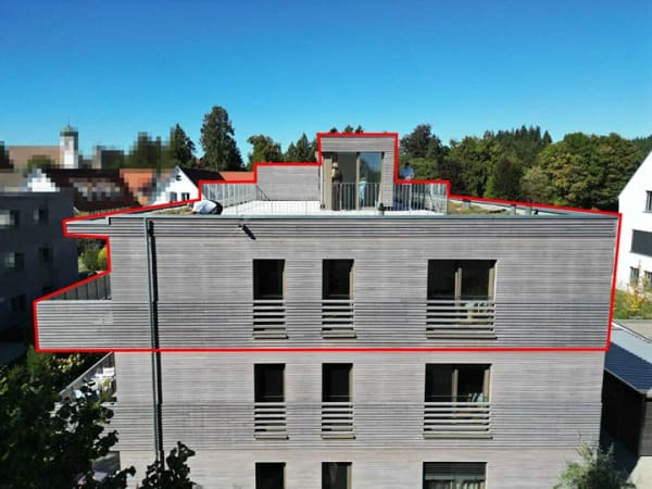 Immobilie in Wolfegg - Penthousewohnung mit Weitblick ins Grüne in ruhiger Umgebung im Allgäu - Bild 2