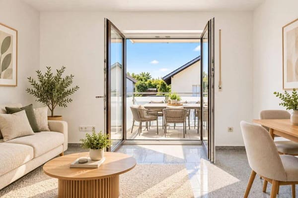 Immobilie in Linkenheim-Hochstetten - Freie 3-Zimmer-Wohnung mit Balkon - Bild 0