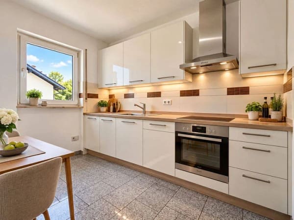 Immobilie in Linkenheim-Hochstetten - Freie 3-Zimmer-Wohnung mit Balkon - Bild 3