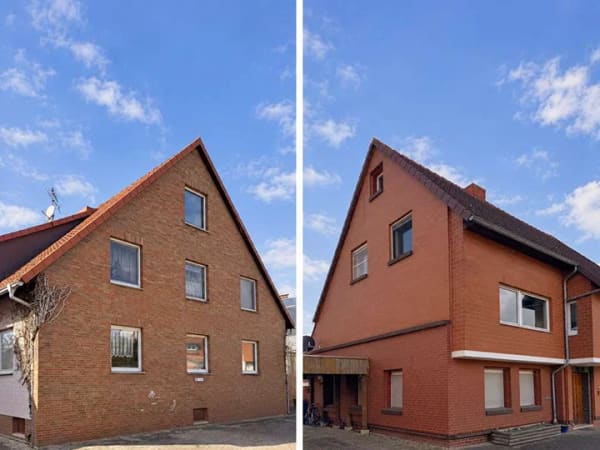 Immobilie in Harsum - 2 Häuser in Harsum: Wohnhaus mit Büro und Halle plus vermietetes 6-Familienhaus  - Bild 0