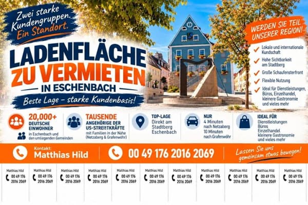 Immobilie in Eschenbach i.d.OPf. - Eschenbach ZWEI STARKE KUNDENGRUPPEN. EIN STANDORT - Bild 0