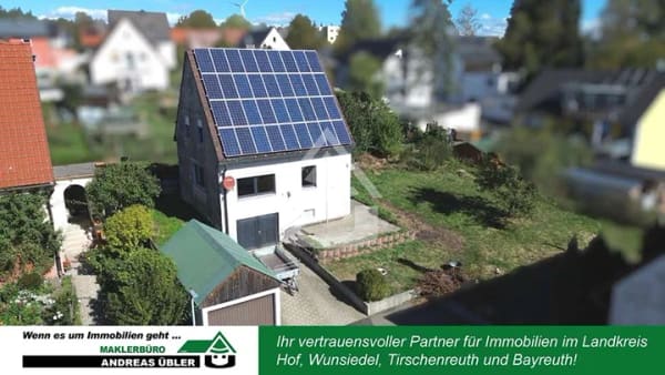 Immobilie in Wunsiedel - Rohbau mit Vorsprung - Schönes Grundstück, neue Fenster & PV-Anlage warten auf Ihr Finale! - Bild 0