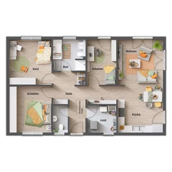 Immobilie in Darscheid - Haus massiv gebaut, Preis schlüsselfertig inkl. Grundstück - Bild 4