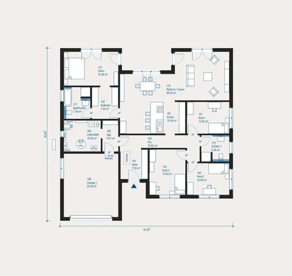 Immobilie in Wellheim - Moderner Bungalow in Wellheim - Individuell geplant für Ihr persönliches Wohnerlebnis - Bild 2