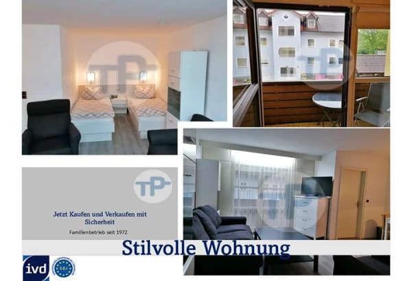 Immobilie in Neuhaus am Inn - E!
VERMIETETES, NEU RENOVIERTES 
APPARTEMENT MIT BALKON
 - Bild 0