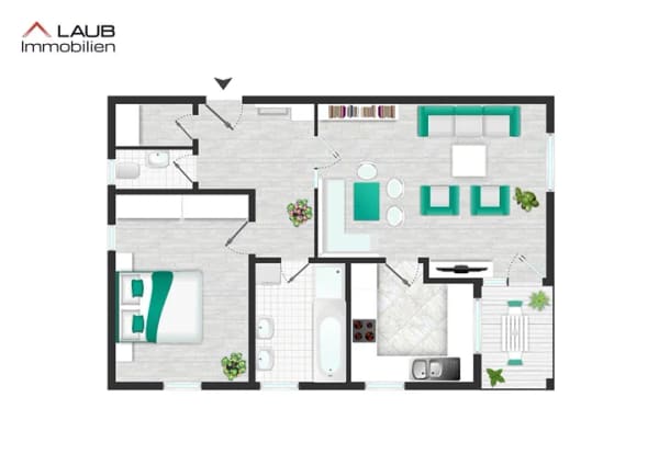 Immobilie in Ertingen - Zentrale Wohnung mit Balkon - Bild 0
