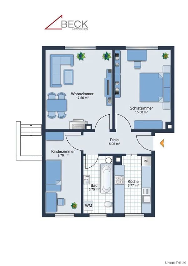 Immobilie in Leutenberg - Ruhige 3-R-Eigentumswohnung mit Stellplatz in Leutenberg- ideal für Eigennutzer oder Kapitalanleger - Bild 1