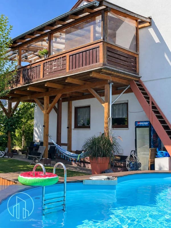 Immobilie in Hersbruck - Drei Wohnungen, großer Garten, Pool und Werkstatt: Mehrfamilienhaus in Hersbruck - Bild 4