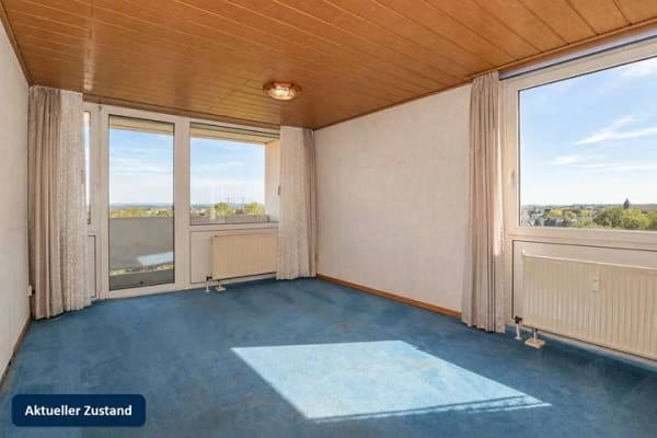 Immobilie in Dormagen - Barrierearme 3-Zimmerwohnung mit Weitblick ins Grüne - Bild 1