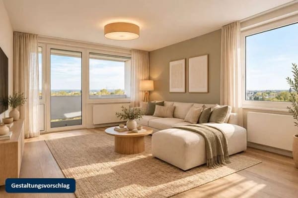 Immobilie in Dormagen - Barrierearme 3-Zimmerwohnung mit Weitblick ins Grüne - Bild 2