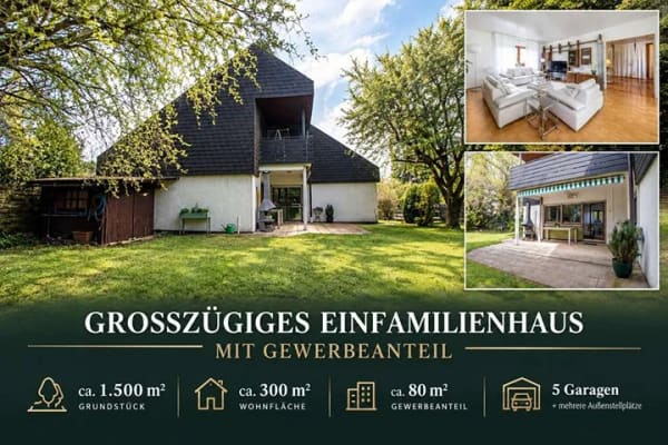 Immobilie in Schorndorf - ** Im Mischgebiet - wohnen mit Gewerbepotenzial - Großzügiges Einfamilienhaus ** - Bild 1