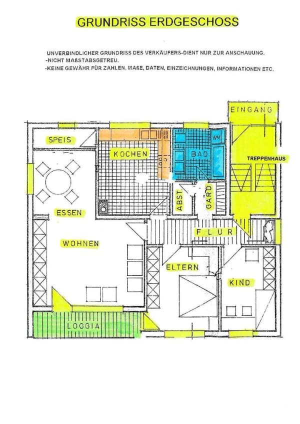 Immobilie in Lauter - LAUTER BEI BAUNACH: 27.240,-EURO MIETE p.a.-HAUS MIT 4 WOHNUNGEN (= 1 WOHN. LEER!!)FÜR 575.000,-EURO - Bild 4