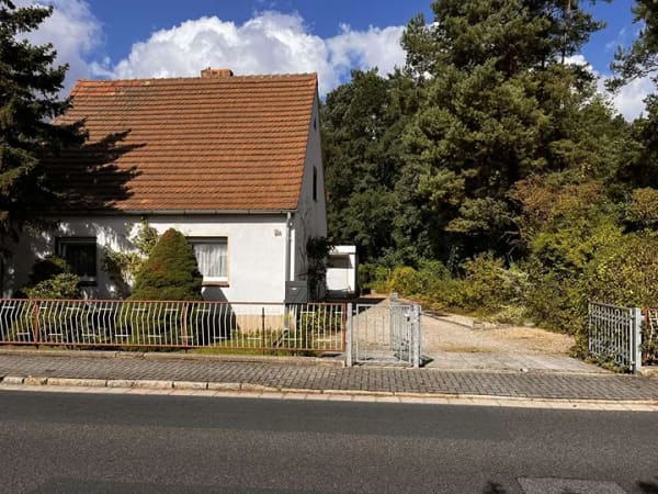 Immobilie in Lauta - Einfamilienhaus mit schönen großen Garten am Wald Nähe Lausitzer Seenland - Bild 1