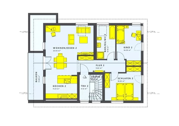 Immobilie in Großenaspe - Dein maßgeschneidertes Mehrgenerationenhaus in Großenaspe inkl. Photovoltaik und Battereiespeicher in KFW 55 I-KON - Bild 4
