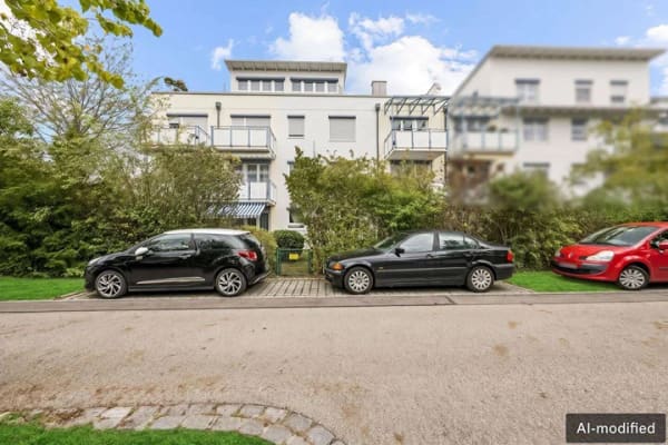 Immobilie in Feldkirchen - Penthouse mit Blick auf München - Geothermie, Südwestpanorama mit romantischer Abendsonne - Bild 2