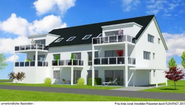 Immobilie in Riederich - Moderne und lichtdurchflutete 2,5 und 3,5 Zimmer-Wohnung mit Balkon o. Terrrasse in Riederich - Bild 0