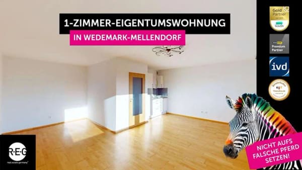 Immobilie in Wedemark - 1-Zimmer-Wohnung für Kapitalanleger oder Selbstnutzer in Wedemark-Mellendorf - Bild 0