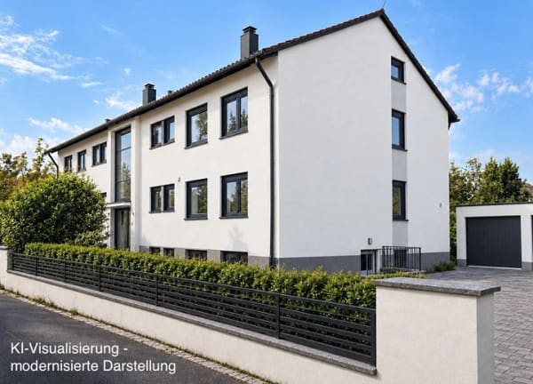 Immobilie in Herzogenaurach - Für Bauträger & Kapitalanleger: 4-FH auf über 1.000 m² - Neubauoption mit 8 WE genehmigt - Bild 2