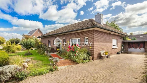 Immobilie in Visbek - Barrierefreier Bungalow mit Kamin, Garage, Garten und Ausbaureserve in Visbek - Bild 2