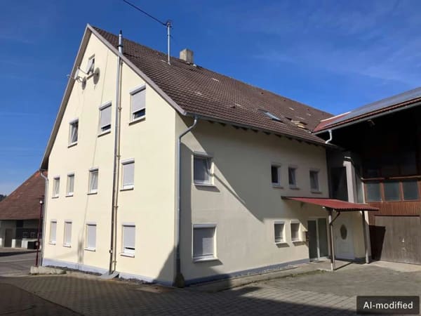 Immobilie in Allmannsweiler - Für Investoren: Gepflegtes Mehrfamilienhaus mit attraktiven Lagerflächen - Bild 1