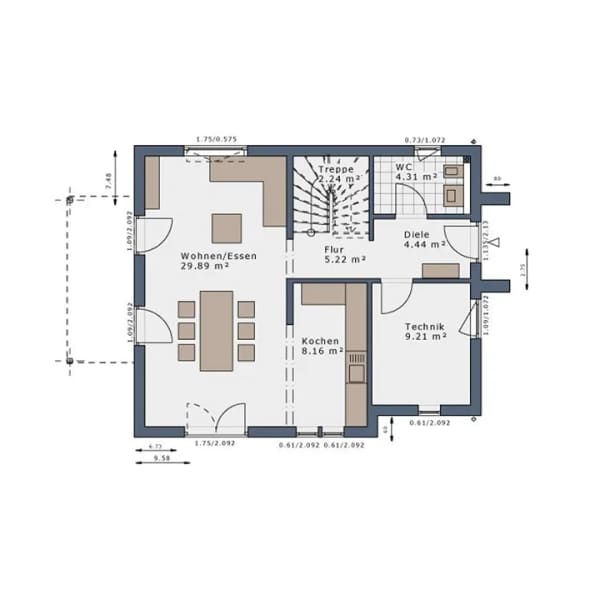 Immobilie in Hettingen - Viel Platz für Sie und Ihre Kinder - ein Traumhaus mit großem Grundstück - Bild 4
