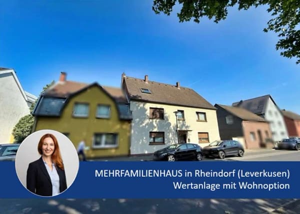 Immobilie in Leverkusen - Mehrfamilienhaus im Herzen von Leverkusen Rheindorf mit Potenzial - Bild 0