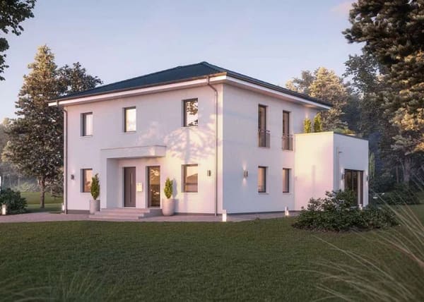 Immobilie in Vinningen - Schon beim Eintreten macht der große Wohn-Ess-Bereich der Stadtvilla LifeStyle 17.01 W auf sich aufm - Bild 0