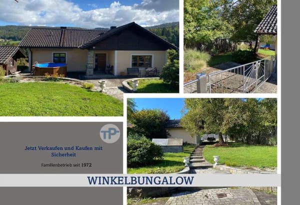 Immobilie in Hauzenberg - SONNIGER WINKELBUNGALOW MIT EINLIEGERWOHNUNG - Bild 0