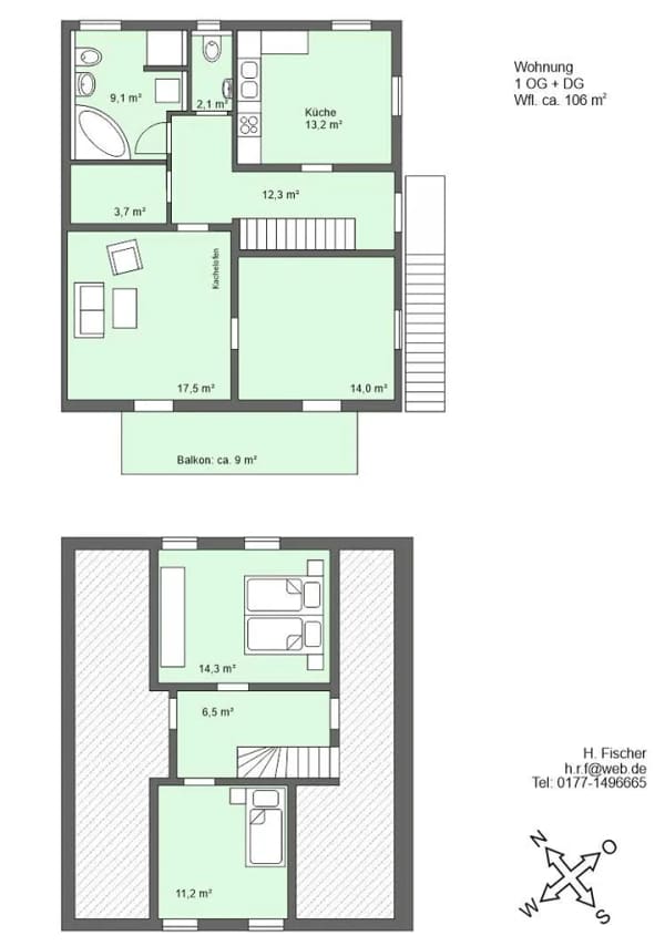 Immobilie in Monheim - Wohnhaus mit 2 Wohnungen in 86653 Monheim - Bild 3
