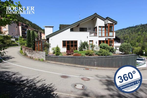 Immobilie in Unterreichenbach - Komfortwohnen im Landhaus - 2-Familienhaus mit ELW, 3 Garagen und Wintergarten - Bild 0