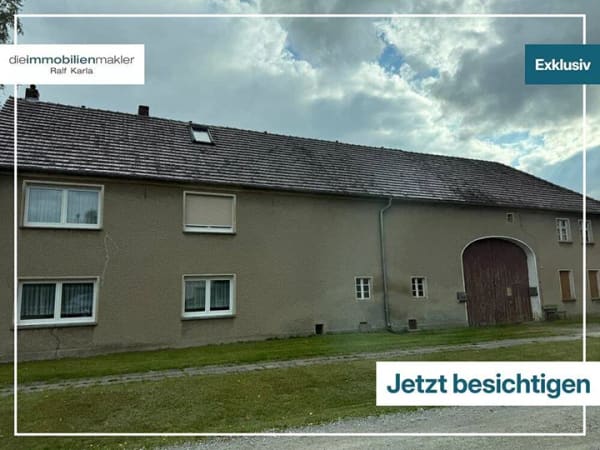 Immobilie in Heideblick - Ein Hof für Generationen - Bauernhof mit zwei Wohneinheiten, Nebengelass und großem Garten - Bild 0