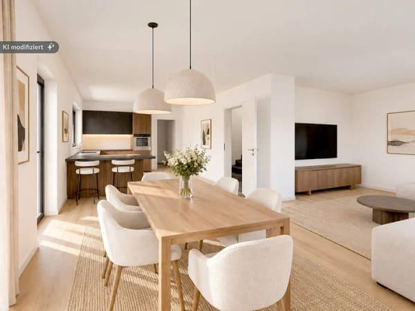 Immobilie in Benediktbeuern - Benediktbeuern - Modern. Großzügig. Alpenländisch. - Doppelhaushälfte mit Sonnengarten! - Bild 1