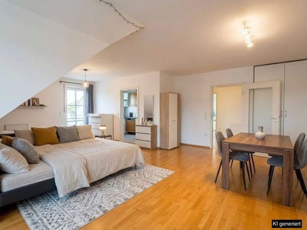 Immobilie in Frontenhausen - Dachgeschoss zum Verlieben: Stilvolle 2-Zimmer-Wohnung mit Wohlfühlgarantie! - Bild 0