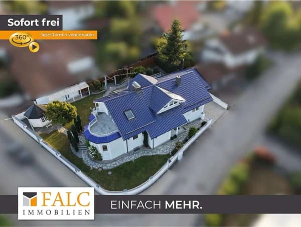 Immobilie in Bodenkirchen - Exklusiver Wohntraum: High-End-Ausstattung, private Dachterrasse & stilvoll angelegte Gartenoase - Bild 0