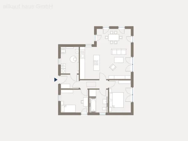Immobilie in Bad Gottleuba-Berggießhübel - Lifetime 1 - Ihr moderner Winkelbungalow für stilvolles Wohnen - Bild 1
