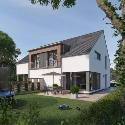 Immobilie in Seestermühe - LivingHaus Doppelhaus - Individuell gestaltetes Fertighaus in Pinneberg - Bild 0