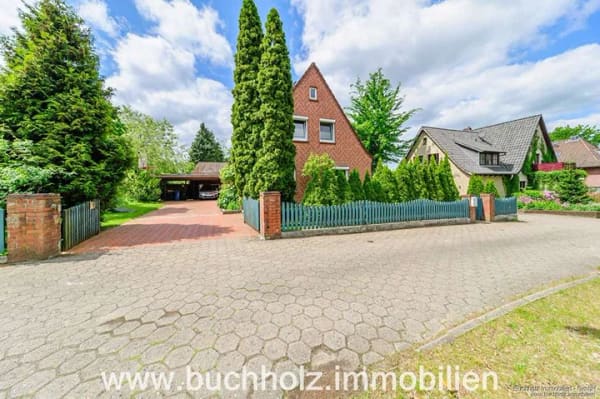 Immobilie in Hanstedt - Hanstedt-Sackgasse- Unendlich viel Platz! Ca. 1250 m² Grundstück und ca. 240m² Wohn-und Nutzfläche! - Bild 1