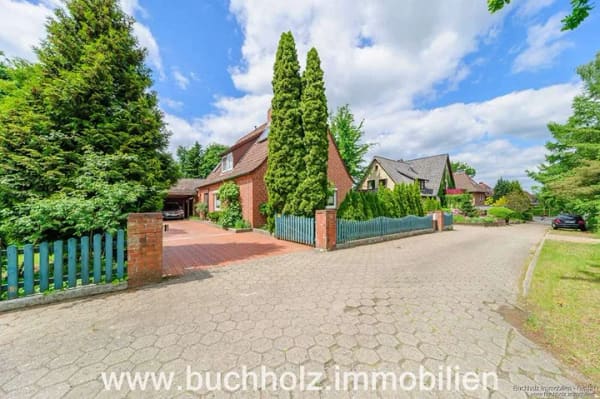 Immobilie in Hanstedt - Hanstedt-Sackgasse- Unendlich viel Platz! Ca. 1250 m² Grundstück und ca. 240m² Wohn-und Nutzfläche! - Bild 2