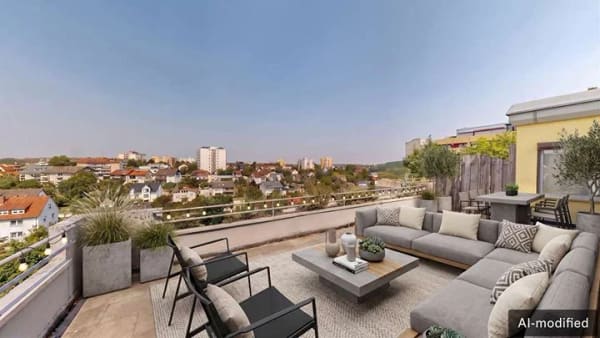 Immobilie in Gerbrunn - Wohnen mit Weitblick – eine Dachterrasse, die den Unterschied macht - Bild 0