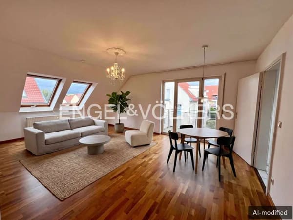 Immobilie in Pleidelsheim - 2,5-Zimmer-Dachgeschosswohnung mit Balkon und individuellem Gestaltungspotenzial - Bild 0