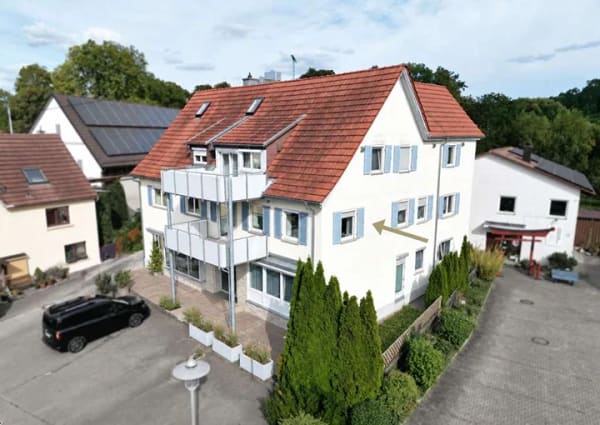 Immobilie in Allmendingen - Großzügig geschnittene Obergeschosswohnung mit Balkon - Bild 0
